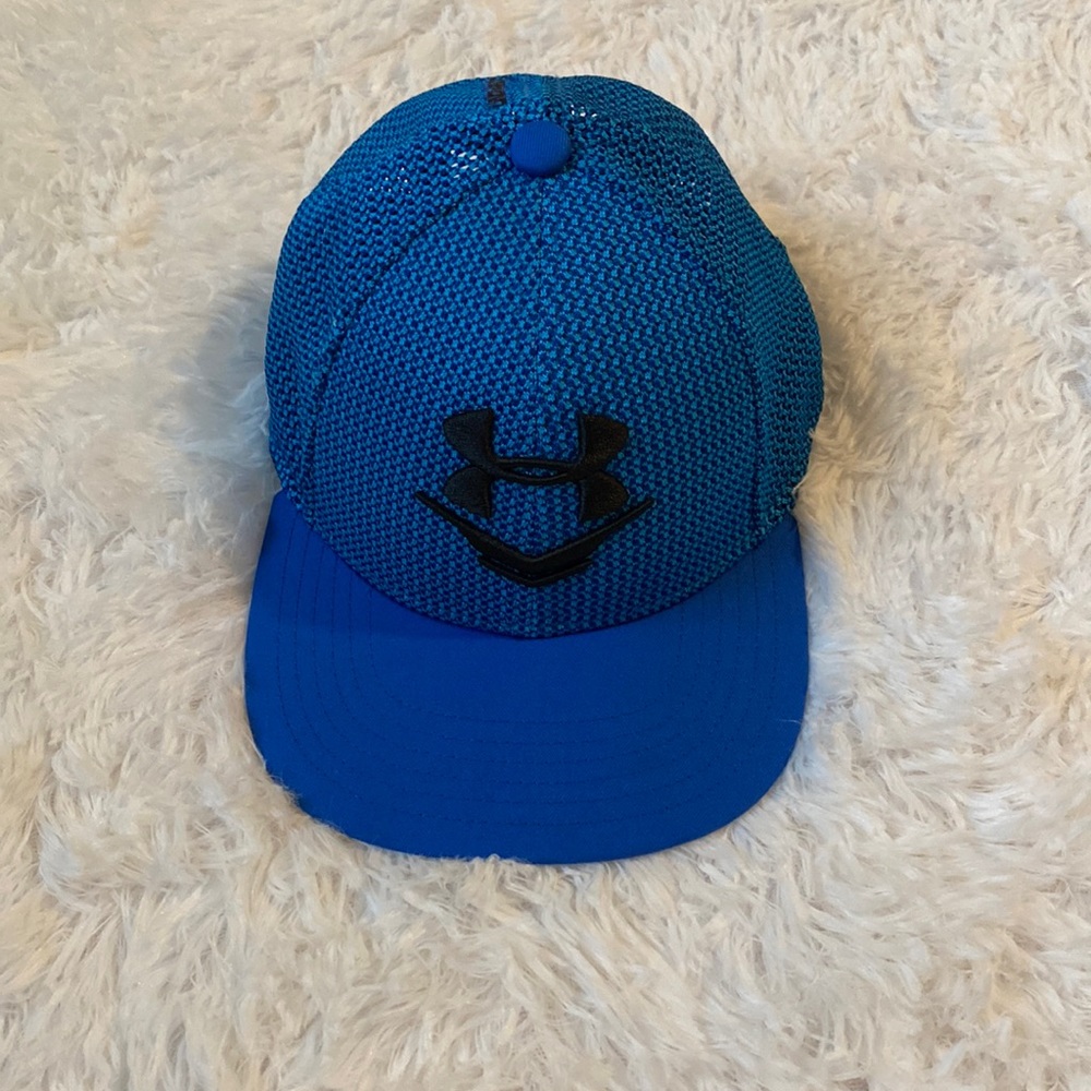 Under Armour Boys Blue Mesh Cap